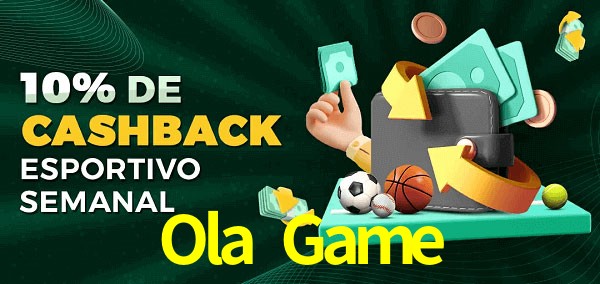 10% de bônus de cashback na Ola Game